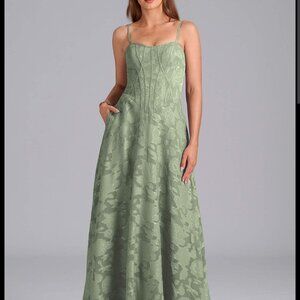 Azazie Stasy Dusty Sage Dress